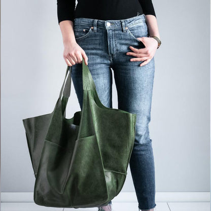 BowLift | Oversized Leather Tote