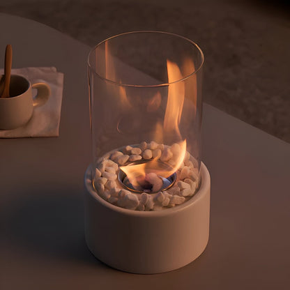 Skanto | FLAREVO – Elegant Table Fireplace with Smokeless Bioethanol Combustion
