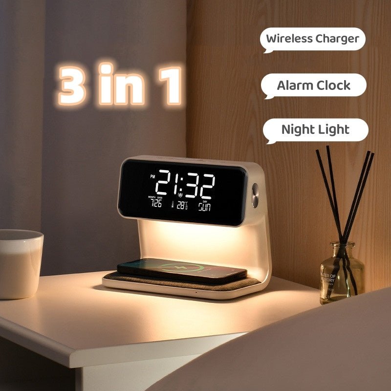 BowLift | SleekStation – Clutter-Free Nightstand Solution with Touch Lamp