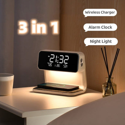 BowLift | SleekStation – Clutter-Free Nightstand Solution with Touch Lamp