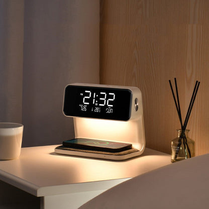 BowLift | SleekStation – Clutter-Free Nightstand Solution with Touch Lamp