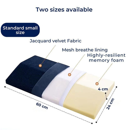 SleepAlign Lumbar Support Pillow for Sleeping | Relieves Back Pain - Improves Spinal Alignment -  Comfortable Pillow for Back Pain Relief Bowlift
