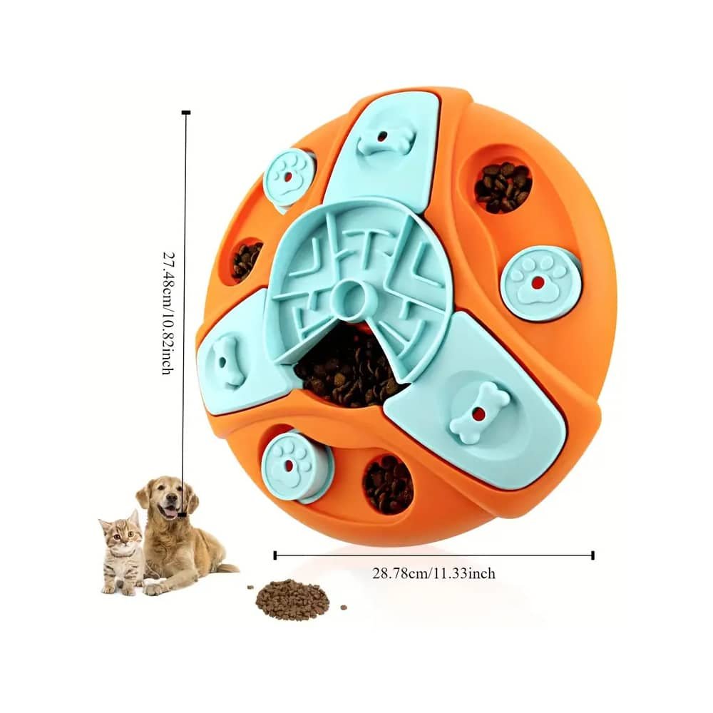 BowLift | Slowfeed Puzzle Bowl – Rotating Dog Bowl for Slow Eating and Mental Stimulation