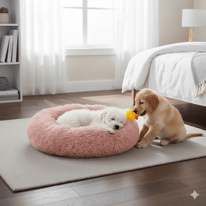 Skanto | SLUMBERPAWS BED – Calming Dog Bed for Deep, Restful Sleep