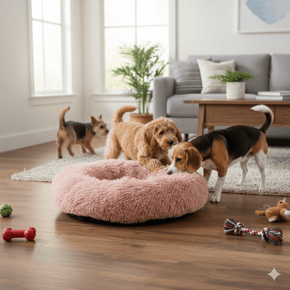 Skanto | SLUMBERPAWS BED – Calming Dog Bed for Deep, Restful Sleep