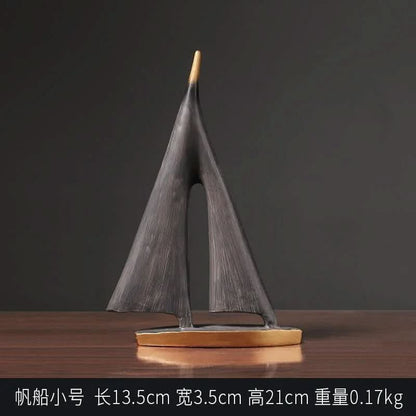 Skanto | Minimalist Decorative Sailboat Ornament for Home Decor