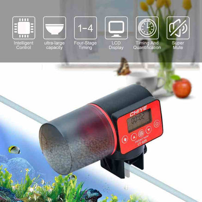 BowLift | Smart Automatic Aquarium Feeder | Programmable, Moisture-Resistant & Adjustable Portions for Fish Care