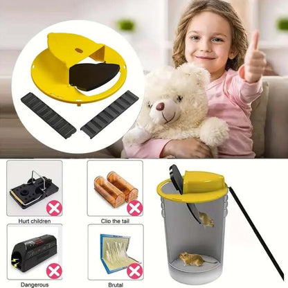 BowLift | Smart Mouse Trap | Hands-Free, Safe for Families & Pets, Multiple Capture Design for Effective Rodent Control