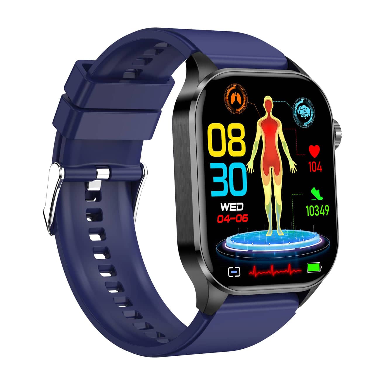 BowLift | Smartwatch with ECG, Blood Sugar and Blood Pressure Monitoring - HealthSync