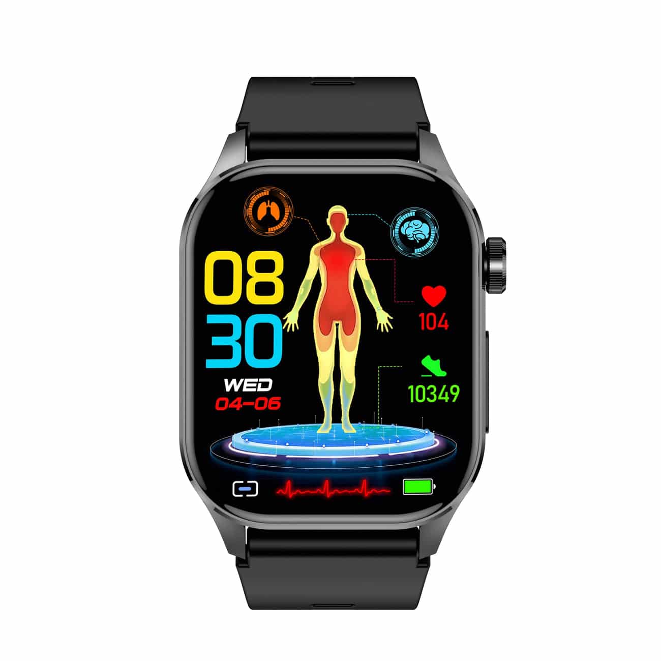 BowLift | Smartwatch with ECG, Blood Sugar and Blood Pressure Monitoring - HealthSync