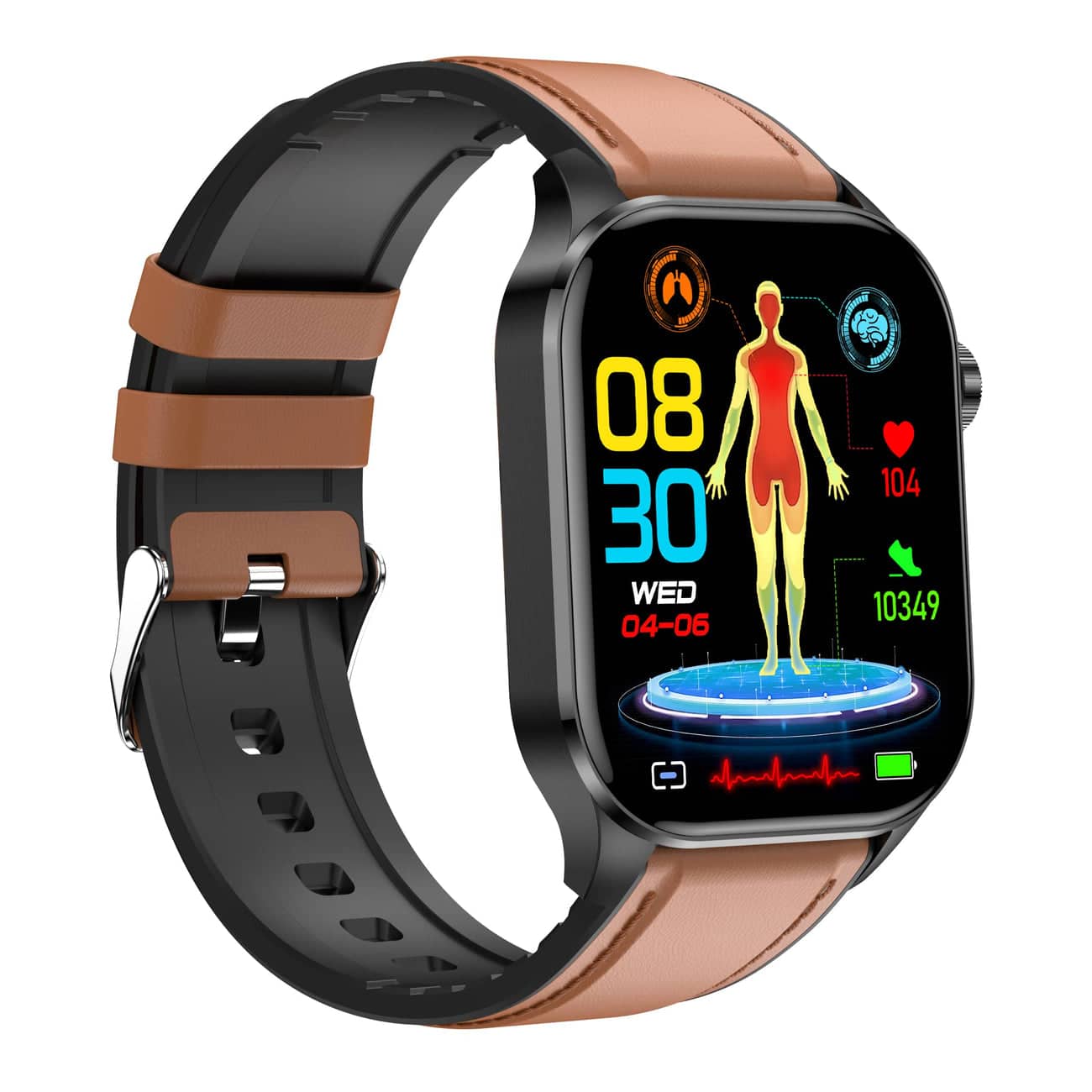 BowLift | Smartwatch with ECG, Blood Sugar and Blood Pressure Monitoring - HealthSync