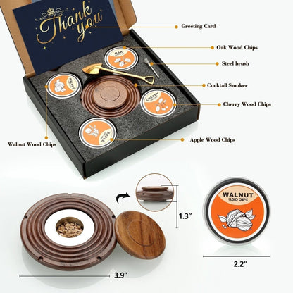 Skanto | SMOKETAIL KIT – Cocktail Smoker Set for Whiskey & Bourbon Lovers