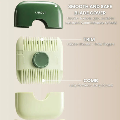 Child Hair-Cutting Comb with Soft Edges for Gentle At-Home Grooming