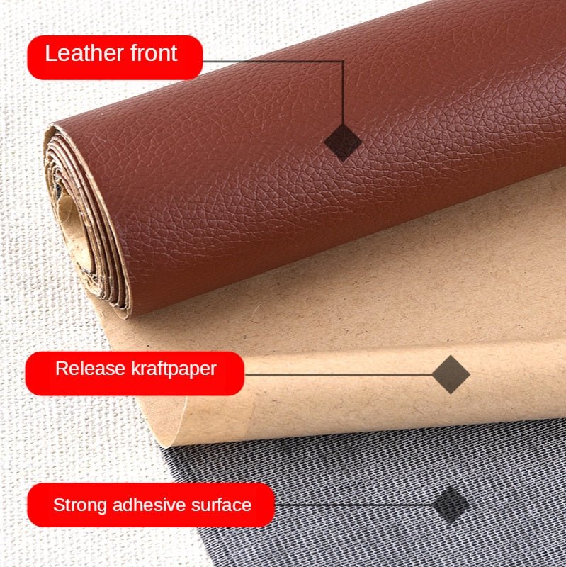 Sofa and chair repair leather patches