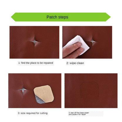 Sofa and chair repair leather patches