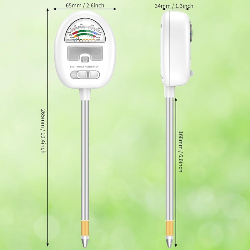 Skanto | 4-in-1 Smart Soil Meter for Precise Plant Care Monitoring