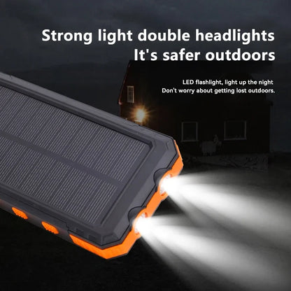 Skanto | Solar Power Bank with Flashlight - SolarCharge Pro