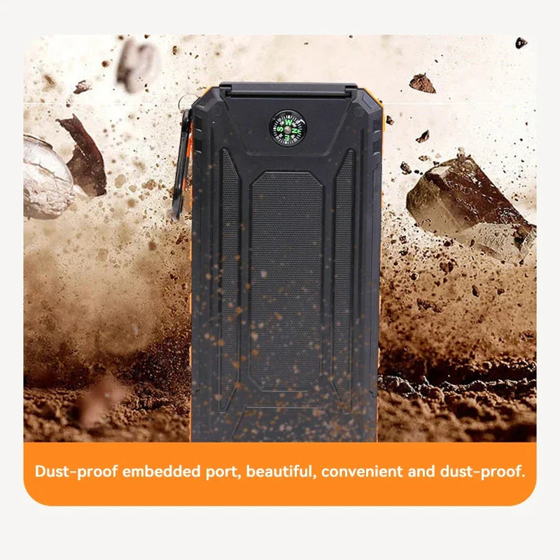 Skanto | Solar Power Bank with Flashlight - SolarCharge Pro