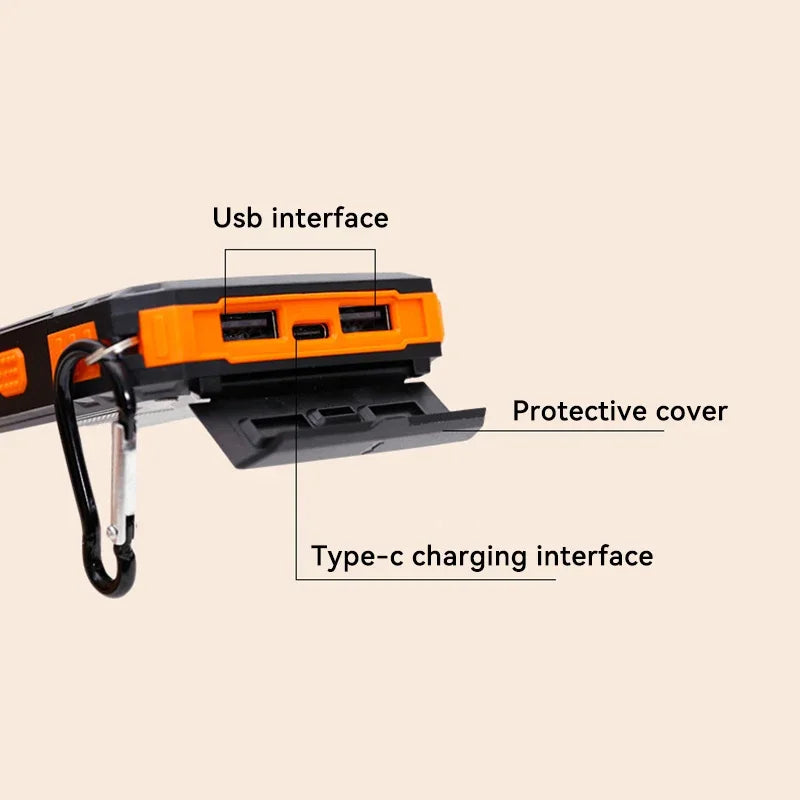 Skanto | Solar Power Bank with Flashlight - SolarCharge Pro