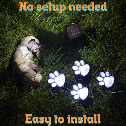BowLift | Paw Print Garden Lights