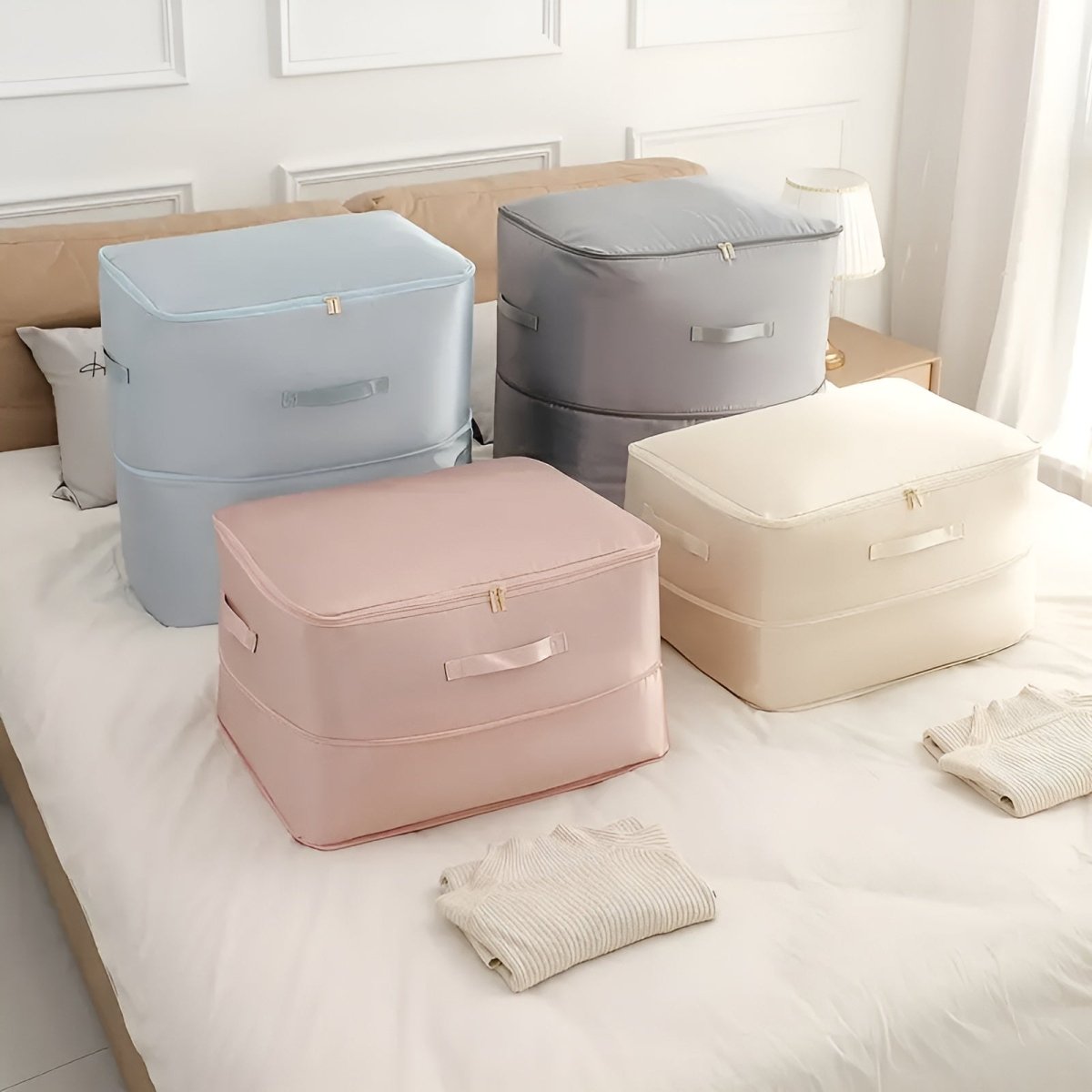 Skanto | SpaceSaver Bag – Compression Storage Bag for Clothes and Bedding