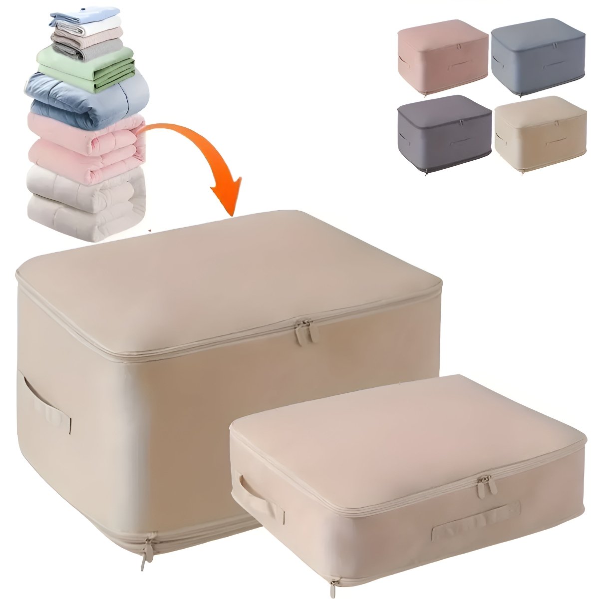 Skanto | SpaceSaver Bag – Compression Storage Bag for Clothes and Bedding
