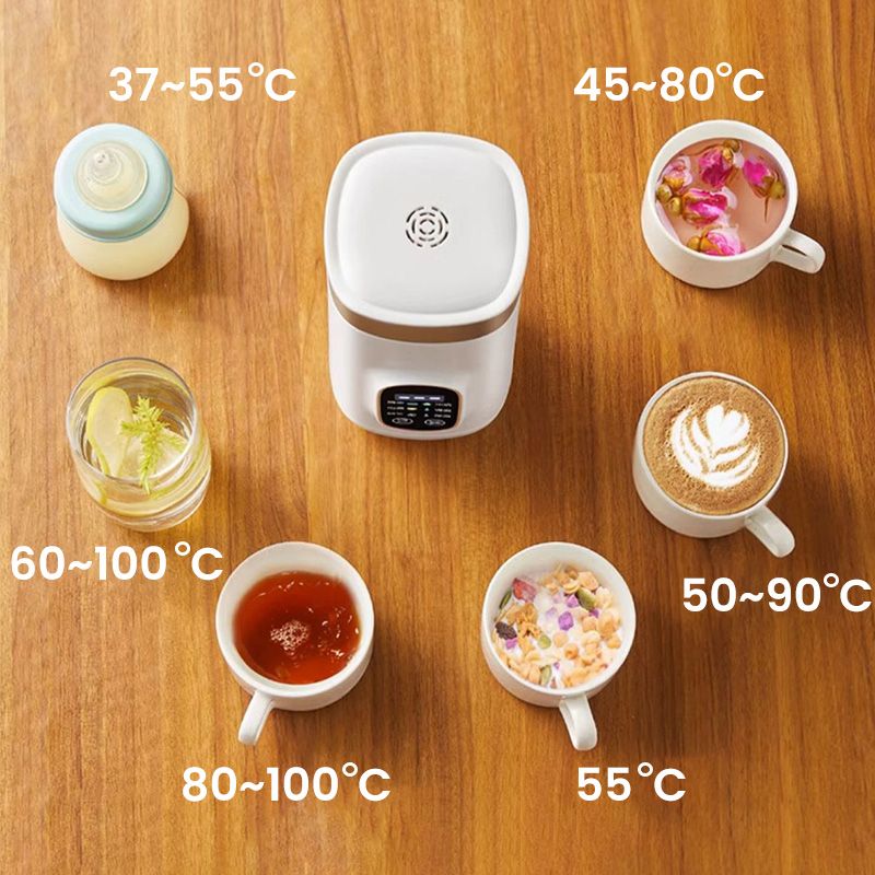 Travel mug with electric heating system