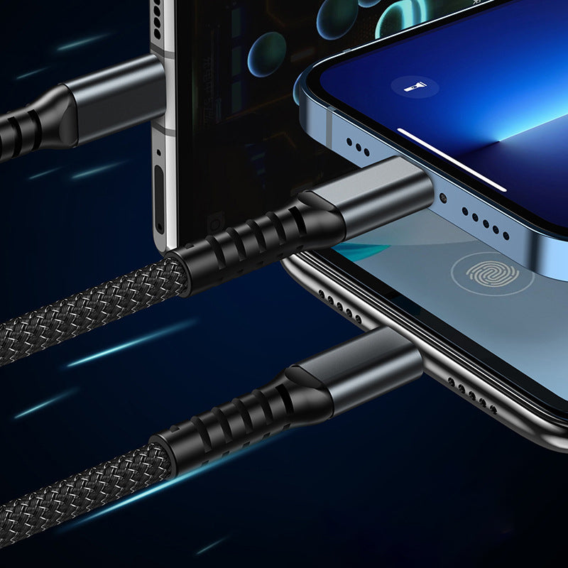 🔥3-in-1 100W Transparent Fast Charging Cable