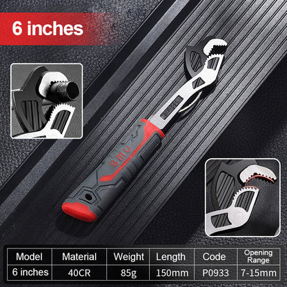BowLift | Industrial Quality Multifunctional Self-locking Pipe Wrench Tool