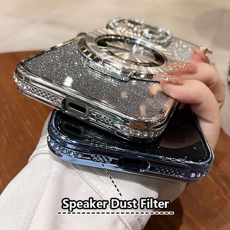 ✨GLITTERING DIAMOND MAGNETIC RING CASE FOR IPHONE