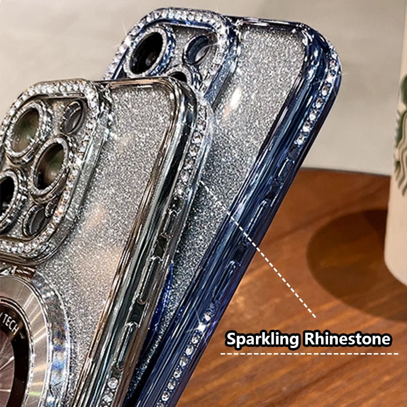 ✨GLITTERING DIAMOND MAGNETIC RING CASE FOR IPHONE