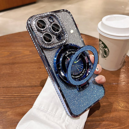 ✨GLITTERING DIAMOND MAGNETIC RING CASE FOR IPHONE