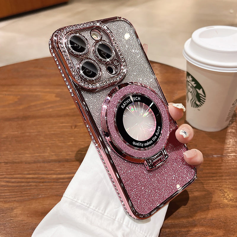 ✨GLITTERING DIAMOND MAGNETIC RING CASE FOR IPHONE