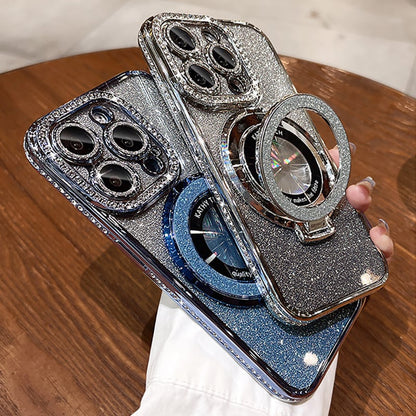 ✨GLITTERING DIAMOND MAGNETIC RING CASE FOR IPHONE