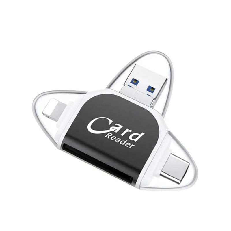 Skanto | 4-in-1 Multi-Port Card Reader