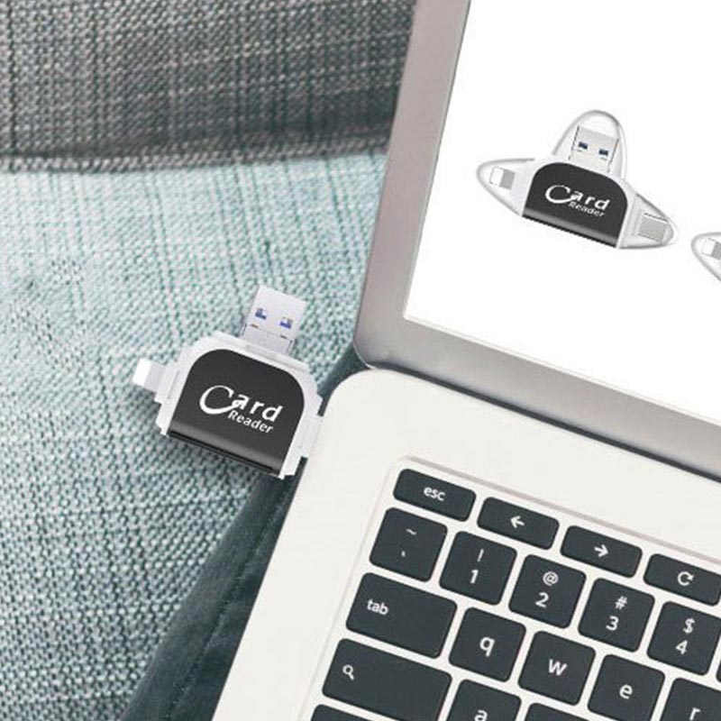 Skanto | 4-in-1 Multi-Port Card Reader