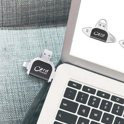 Skanto | 4-in-1 Multi-Port Card Reader