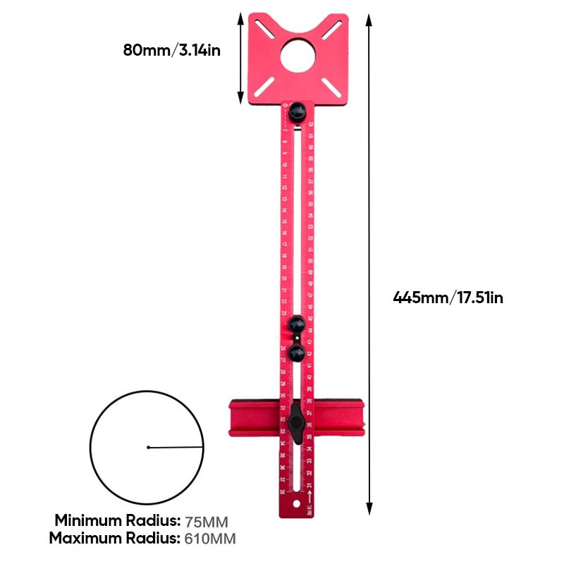 BowLift | 3 in 1 Router Milling Groove Bracke