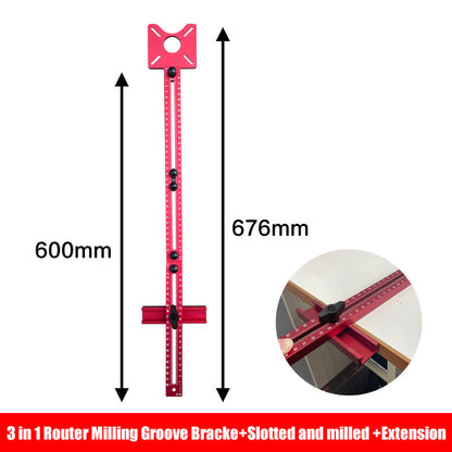BowLift | 3 in 1 Router Milling Groove Bracke