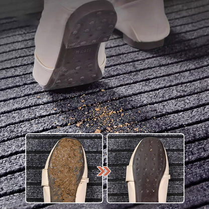 Non-slip, grease-resistant and washable carpet