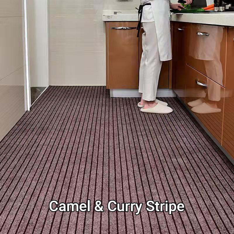 Non-slip, grease-resistant and washable carpet