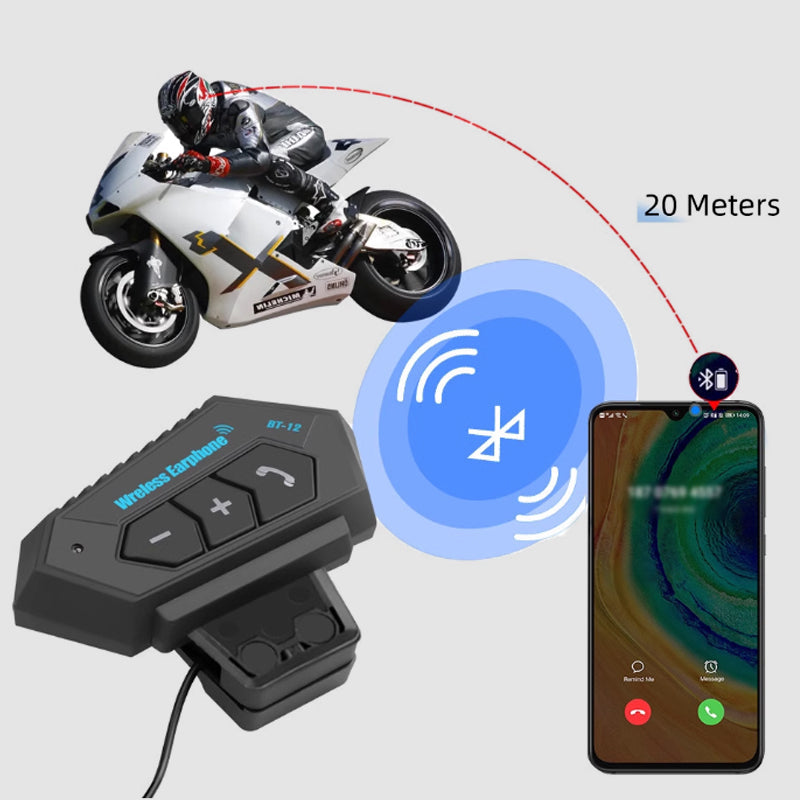 Skanto | BT12 Motorcycle Helmet Bluetooth Headset