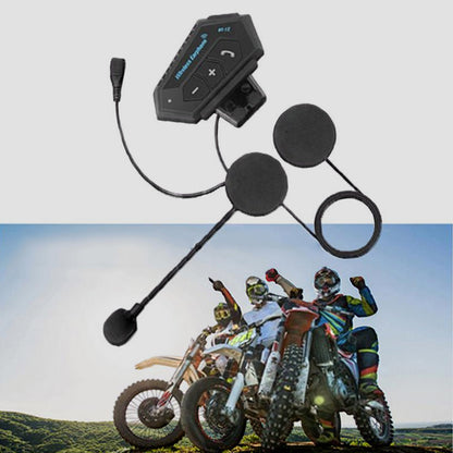 Karnz | BT12 Motorcycle Helmet Bluetooth Headset