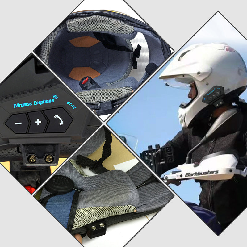 Skanto | BT12 Motorcycle Helmet Bluetooth Headset