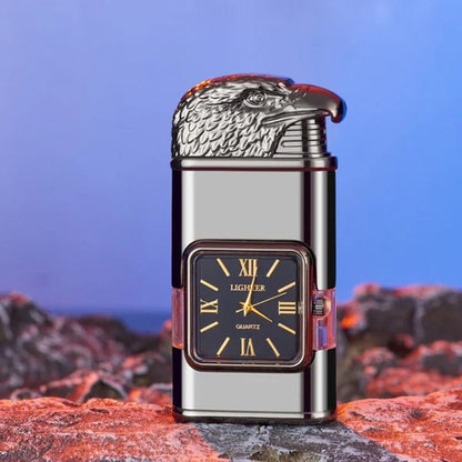 Sandsberg Vintage Watch Bezel Jet Flame Pocket Lighter