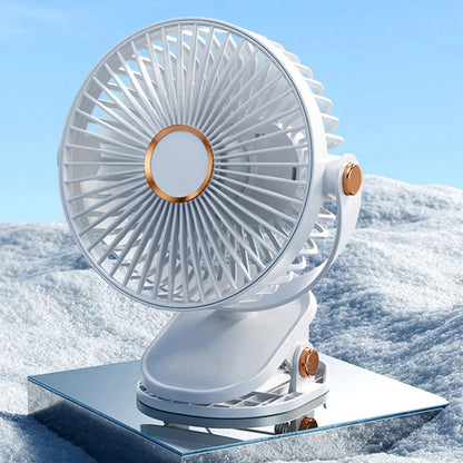 Rechargeable Clip-On Hanging Desk Air Conditioning Fan | Bowlift