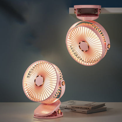 Rechargeable Clip-On Hanging Desk Air Conditioning Fan | Bowlift