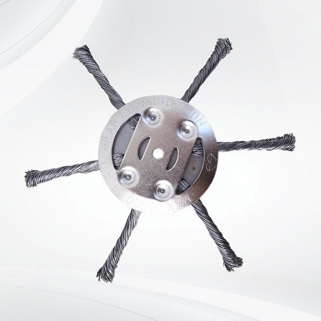 Steel wire grass cutting head