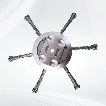 Steel wire grass cutting head