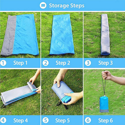 Lightweight, moisture-proof camping ground mat